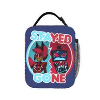 Radiostatic Stayed Gone Vox Alastor Insulated Lunch Bags Large  Reusable Cooler Bag Tote Lunch Box Work  Travel Food Handbags One Size