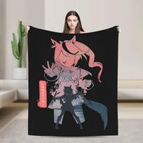 Mejiro McQueen Uma Musume Anime Blankets Fleece Summer Multifunction Soft Throw Blankets for Sofa Couch Bedspread Size: 75*100cm, Weight: 230 GSM