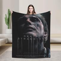 Odradek Death Stranding Blanket Coral Fleece Plush Summer Breathable Super Warm Throw Blanket for Sofa Office Bedspreads Size: 75*100cm, Weight: 230 GSM