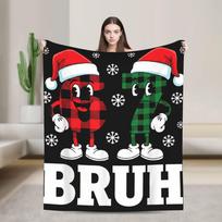 67 Six Seven Funny Italian Brainrot Gaming Viral Meme Flannel Blanket Winter Soft Throw Blanket for Boy Outdoor Street Bedspread Size: 75*100cm, Weight: 230 GSM
