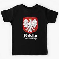 Polska Pride & Heritage – Polish Coat of Arms T-Shirt Kids T-Shirt 100