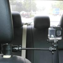 Headrest Mount Stand for GoPro for Recording Racing Video,Works with All GoPro Versions Action Cameras
