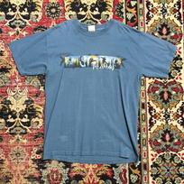 Vintage Def Leppard Band T-Shirt Rock Tour Tee Blue Size M 2XL