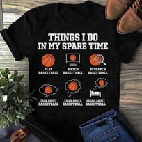 Basketball Lover T-Shirt: Retro Sports Mom Game Day Tee XL