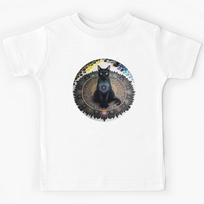 Cat Noir #1491 | Black Cat Kids T-Shirt 120