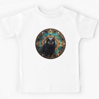 Cat Noir #1065 | Black Cat Kids T-Shirt 110