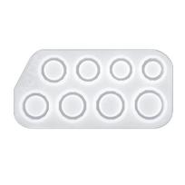 Crystal Mold DIY Crafts Crystal Epoxy Resin Mold Assorted Rings Silicone Mold