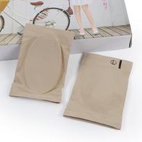 Arch Support Set Soft Sleeves for Plantar Fasciitis Support & Flat Foot one size smėlis