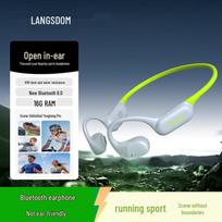 Lanston AirWave Pro Open-Ear Bone Conduction Sport Bluetooth Headset