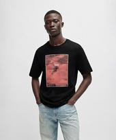 Boss Season Print Short Sleeve T-Shirt 50518900_001 Black/L