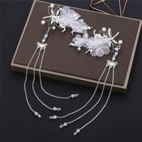 Hair Accessories Elegant Traditional Dragonfly Chinese HANFU Hair Clips Tassel Hairpin Headwear sidabras