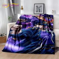 jojo's Bizarre Adventure Anime Soft Plush Blanket,Flannel Blanket Throw Blanket for Living Room Bedroom Bed Sofa Picnic Cover 3D Size: 75*100cm, Weight: 230 GSM
