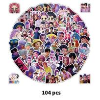 Hunter Girl Kpop Collectors Edition Water Bottle Stickers With Vibrant Printed Art For Teens Style A