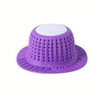 Silicone Floor Drain Anti-odor Drain Filter Cover Plug Shower Floor Drain  Toilet violetinė