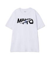Make It Two [Active Lettering]Crew Neck Tee_White L