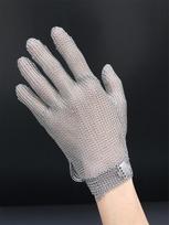 Food Industry and Personal protection Luva De Malha Stainless Steel Mesh Cutting Chainmail Butcher Gloves (silver,Xs) sidabras