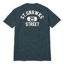 Jeneleolwogseu G-25-Ss-716 Printed Short Sleeve T-Shirt_Navy Navy/2Xl
