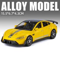 1:32 SU7 Ultra BYD Yangwang U9 Alloy Sportscar Model Diecast Toy Rear Wheel Pull Back with Sound Light Vehice Collecting Hobbies