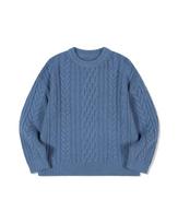 Moa Classic Cable Knit Top (Azure) Azure/M