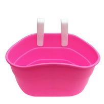 Plastic Front Handlebars Basket With Hooks Bicycles Basket High Quality Boy Girl Bike Basket