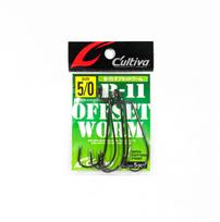 Owner B-11 Worm Hook Offset Size 5/0 (0098)