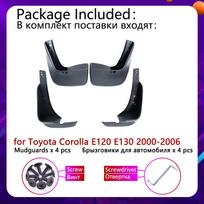 for Toyota Corolla E120 E130 2000 2001 2002 2003 2004 2005 2006 Mudguards Mudflap Fender Guards Flaps Splash Mud Car Accessories