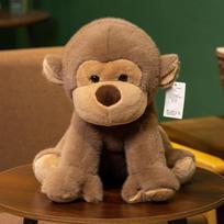 New Cute Little Monkey Doll Creative Plush Toy Monkey Doll Doll Hello Series Birthday Gift 25cm