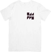 Muse Music Fit for Men & Women Quality Cotton T-Shirt White. XL