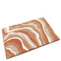 Absorbent Bathroom Carpet With  Rubber Backing, Machine Washable Wave Bath Mat With Soft And High-quality Ultra-fine Fibers, Suitable For Quick Drying One Size
