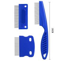 Pet Knot Removal Comb, Dog Cleaning Set, Lice Removal Comb, Flea Comb, Fine-toothed Needle Comb, Lice Removal Comb Three-piece set