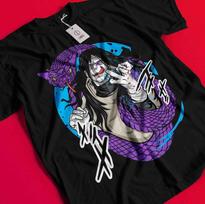 Orochimaru T-Shirt Naruto Tshirt Sasuke Shirt Madara Kakashi Tee Itachi Tsunade BB918 M