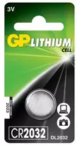 GP Battery GP baterijos ličio elementas CR2032, Vienkartinės baterijos, CR2032, Ličio, 3 V, 1 vnt., Nerūdijančio plieno