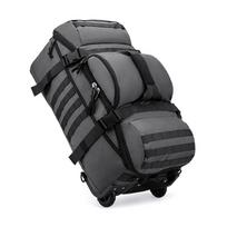 Unisex Large Capacity Multifunctional Oxford Cloth Duffel Bag 24 inches pilka spalva