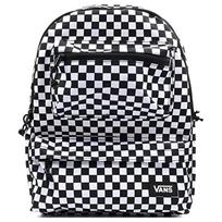 Vans Polyester Backpack Regular Unisex Black White Plaid Vans VN000GP1DWW gray