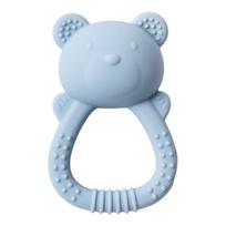 Baby Rattle Toy Baby Crib Toys For 0-12 Months Hold Baby Teether Cartoon SiliconeBear Musical Toy Baby's Finger Senses Touch Toy