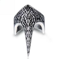 Vintažinis Eagle Claw žiedas vyrams, pankroko gotikos stiliaus, masyvus, iš lydinio, madingi papuošalai 8#