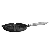 Cast iron grill pan, diameter 250 mm, Hendi 629925