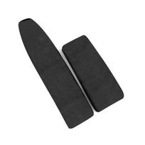 For Mercedes Benz C E GLK Class W204 W212 X204 2008-2014 ABS+Suede Leather Car Center Console Armrest Box Cover Decoration Trim LHD white line black