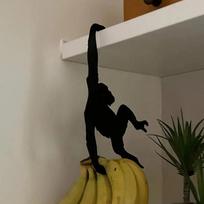 Monkey Shaped Hook Shelf Multifunction Kitchen Cabinet Sundries Organizer Storage Hanger for Butcher Shop Kitchen Baking Tools šviesiai žalios spalvos