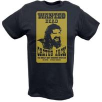 Cactus Jack Wanted Dead Mick Foley Mens T-shirt TA808 Unisex T-Shirt S