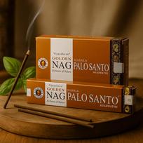 6x Palo Santo Incense 15g, Golden Nag