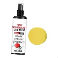 Ping Pong Paddle Cleaning Kit Eliminate Dust Cleans Table Tennis Racket Rubber Cleaner 50ml