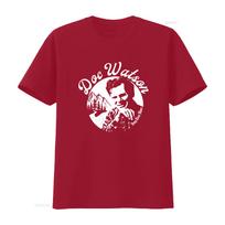 Doc Watson Deep River Blues T Shirt Vintage Style Mountain Landscape Music Tribute vintage Washed Slightly fashion homme S