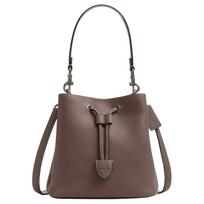 Coach Rowan 21 Logotipo Odinė Parduotuvės Rankinė Maža Moteriška Parduotuvės Rankinė Tamsiai Akmens spalvos CBH06-QBCBD Gift Box Sets (Basic Set+Black Box) gray