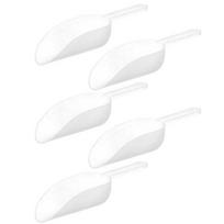 5 vnt. Maisto samtis Nelipnus Be BPA Kabinimo skylutė Lengvai valomas Geras sukibimas Kepimo Plastikinis Ledo kubelių Miltų šaukštas Virtuvės įrankis balta