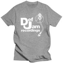 Mens DEF JAM Recordings Logo Classic Rap Hip Hop Print NAS TShirt Mens Spring Summer 2024 Cotton Graphic T Shirt casual tshirt S