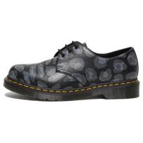 Dr Martens 1461 Distorted Leopard Print Leather Oxford Shoes Unisex Black 27686001 37
