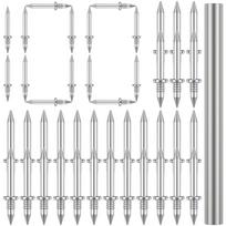 400/100pcs Double-Head Invisible Nails Wood Nail Fastener Skirting Thread Seamless Nail Metal Skirting Line Without Marks Nail