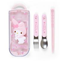 Sanrio My Melody Lunch Trio Set with Relief 013846 rožinė