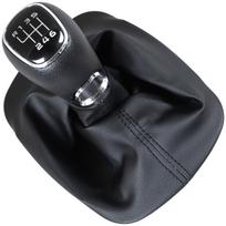Skoda Octavia I 1996- BLACK ABS gear shift knob + gaiter with frame 6 SPEEDS